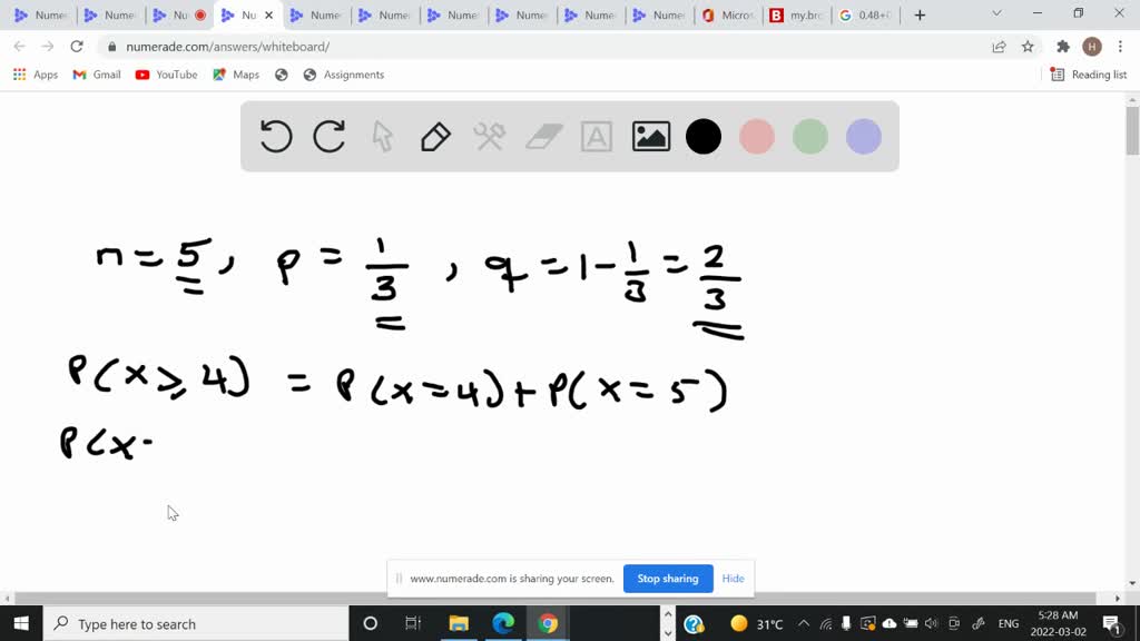 SOLVED: Text: Multiple-choice questions each have 5 possible answers (A ...