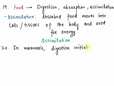 19-the-process-by-which-digested-dietary-substances-cross-cell-membranes-to-be-used-by-the-body-is-known-as-20-among-mammals-it-is-generally-true-that-all-types-of-foods-begin-their-enzymati-99426