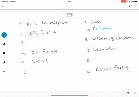 complete-the-proof-someone-please-help-me-answer-this-given-m-is-the-midpoint-of-gh-prove-3-4-statements-reasons-mis-the-midpolnt-of-segment-gh-gm-m-given-definition-of-congruence-substituti-87452