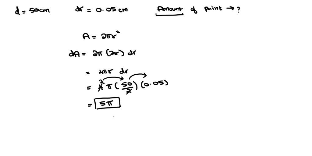 SOLVED Use differentials to estimate the amount of paint needed to
