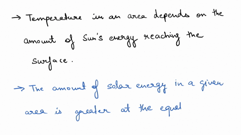why-are-temperatures-colder-at-earths-poles-than-at-the-equator-the-same-amount-of-solar-irradiance-is-spread-out-over-larger-surace-area-at-the-poles-compared-to-the-equator-the-curvature-o-28793