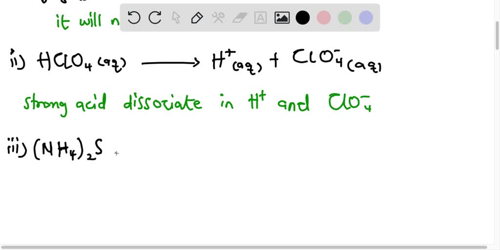 Solved Complete The Balanced Dissociation Equation For The Compound Below In Aqueous Solution 6084