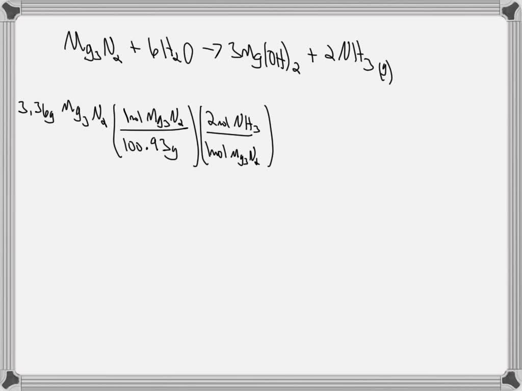 SOLVED Magnesium burns in air to produce magnesium oxide; MgO, and