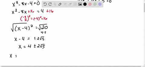 7-solve-each-quadratic-equation-by-completing-the-square-express-your-answers-to-the-nearest-tenth-a-x2-8x-5-4-0-b-3x2-4x-5-0-95716