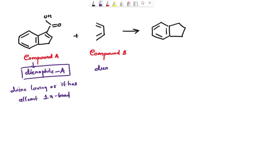 SOLVED: For The Diels-Alder Reaction, Identify The Diene, The ...