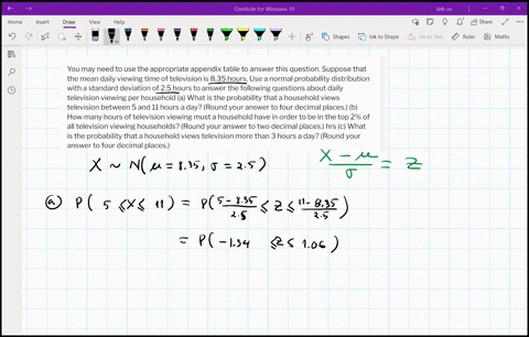 you-may-need-to-use-the-appropriate-appendix-table-to-answer-this-question-suppose-that-the-mean-daily-viewing-time-of-television-is-835-hours-use-a-normal-probability-distribution-with-a-st-01688