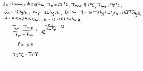 a-hot-fluid-passes-through-a-thin-walled-tube-of-10mm-diameter-and-1m-length-and-a-coolant-at-t25c-is-in-cross-flow-over-the-tube-a-hot-fluid-passes-through-a-thin-walled-tube-of-10-mm-diame-97125