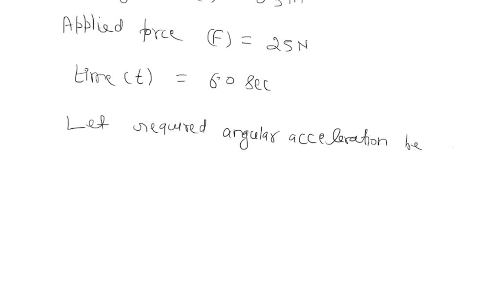 SOLVED A string is wrapped around the rim of a vertical wheel which is