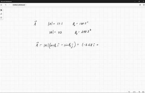vectors-a-and-b-lie-in-the-xy-plane-vector-a-has-magnitude-of-171-and-is-at-an-angle-of-1205-counterclockwise-from-the-x-axis-vector-b-has-magnitude-of-23-and-is-2403-from-the-x-axis-resolve-85923
