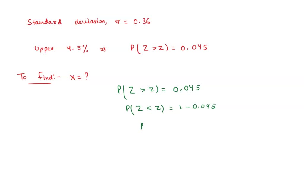SOLVED The weights of bags of baby carrots are normally distributed