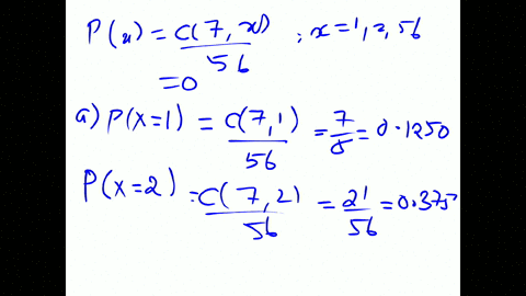 consider-a-discrete-probability-distribution-function-px-c7x-56-which-is-valid-for-the-values-of-x-1-2-5-6-a-complete-the-following-probability-distribution-table-enter-your-probabilities-to-53883