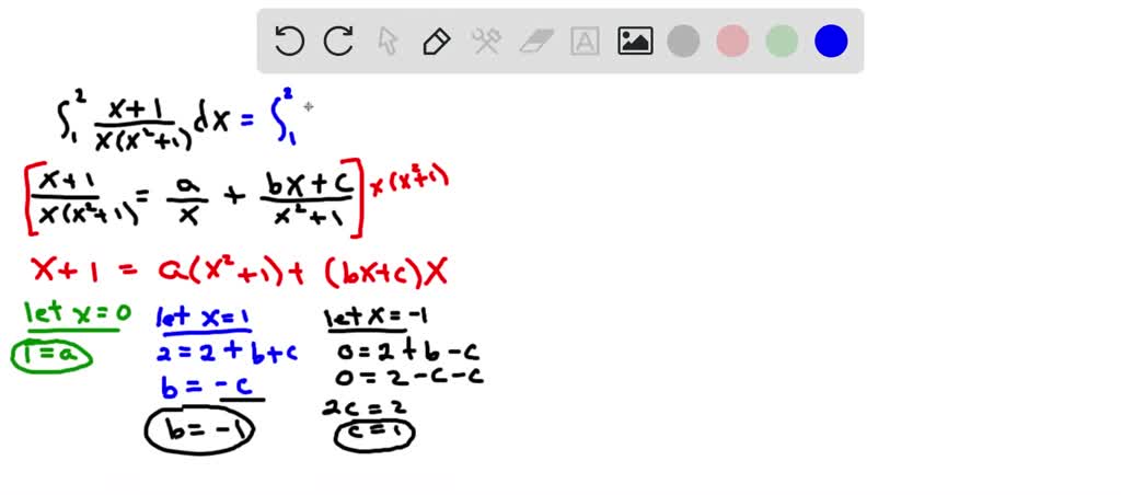 SOLVED: Calculus Use partial fractions to find the following indelinite ...