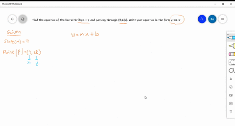 find-the-equation-of-the-line-with-slope-7-and-passing-through-968-write-your-equation-in-the-form-ymxb
