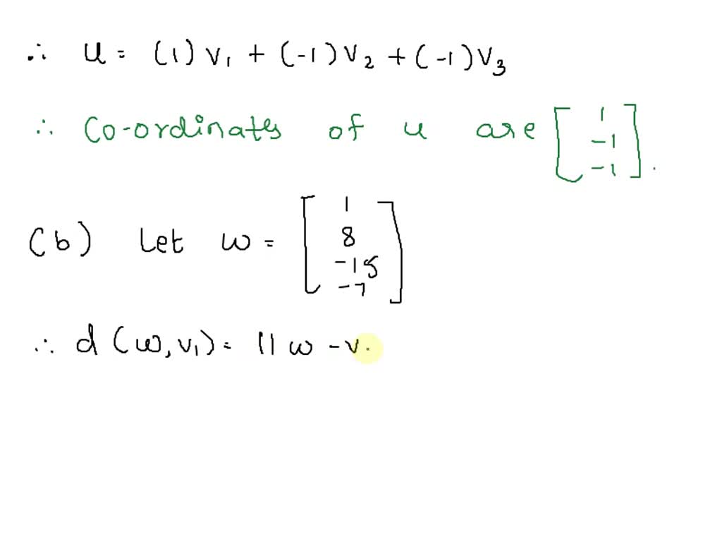 SOLVED: Let Vi = V2 and V3 12 by B Note that B is an orthogonal set ...