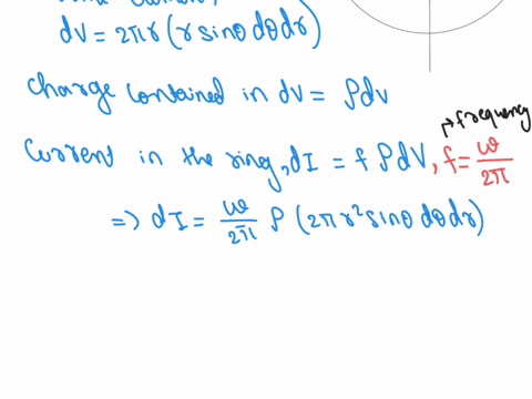 a-sphere-of-radius-r-has-a-uniform-volume-charge-density-rho-determine-the-magnetic-field-at-the-c-2-18725