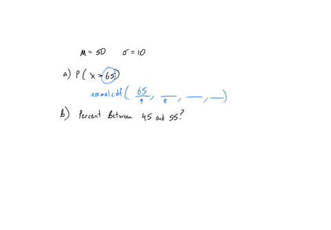 the-scores-on-a-certain-exam-are-normally-distributed-with-a-mean-of-50-and-a-standard-deviation-of-10-a-what-is-the-probability-that-a-randomly-selected-student-scored-more-than-65-on-the-exam-b-wh-2