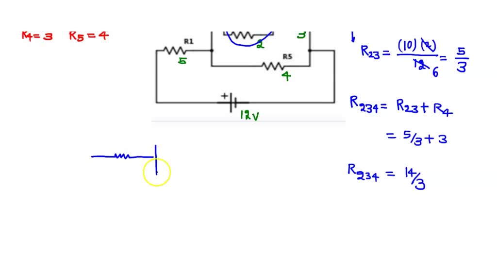 SOLVED: (a) Find the equivalent resistance ofthe circuit shown below ...