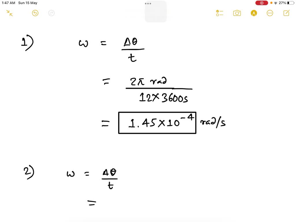 SOLVED Find the average angular velocity of each of the three hands of an analog clock (hour