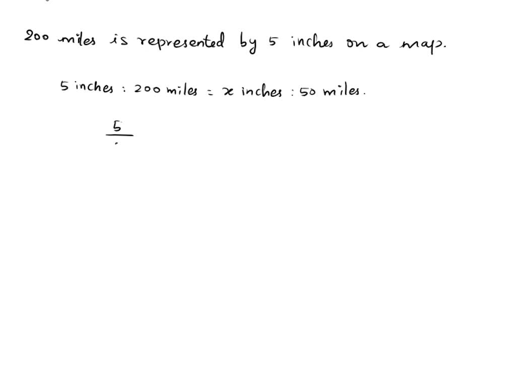 SOLVED A Certain Map Has A Scale In Which 1 2 Inch On The Map solved-a-certain-map-has-a-scale-in-which-1-2-inch-on-the-map