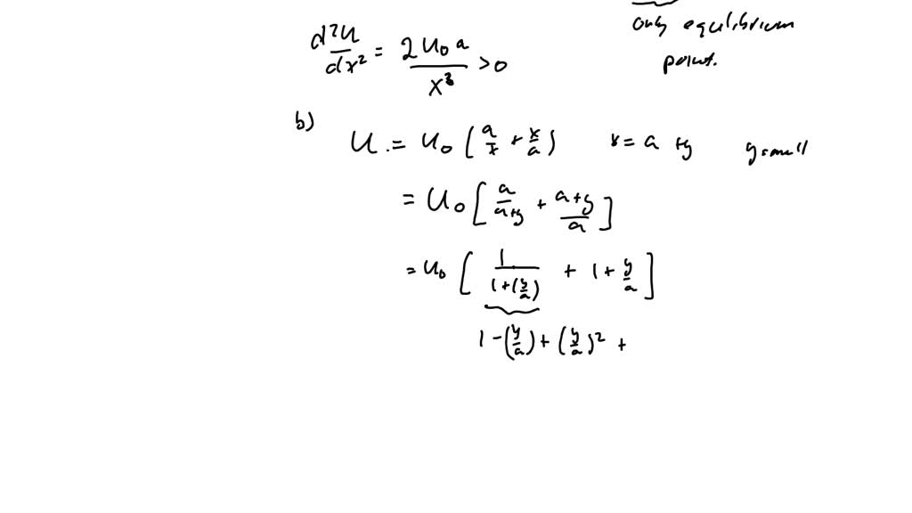 SOLVED: (2) (20 Points) A Particle Of Mass M Moves In One Dimension ...