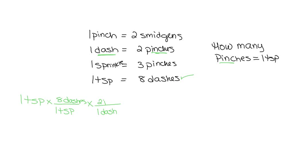 SOLVED Grandma’s Guide to Cooking Measurements Dried Seasonings 1