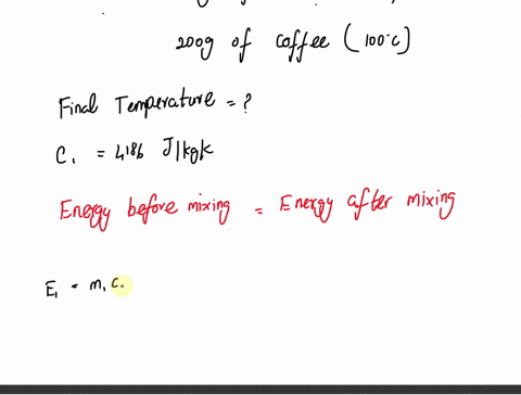 A thermos bottle contains 260 gram of coffee at 87 ^C. To...