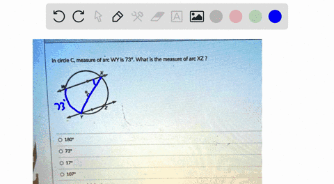 in-circle-c-measure-of-arc-wy-is-739-what-is-the-measure-of-arc-xz-0-180-0-73-17-107-nol-cnough-into-eiven-82544