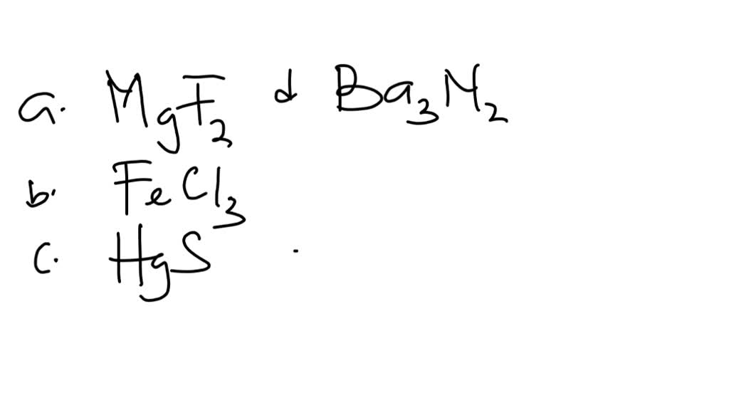 SOLVED 17. Write the formula for each of the following simple binary