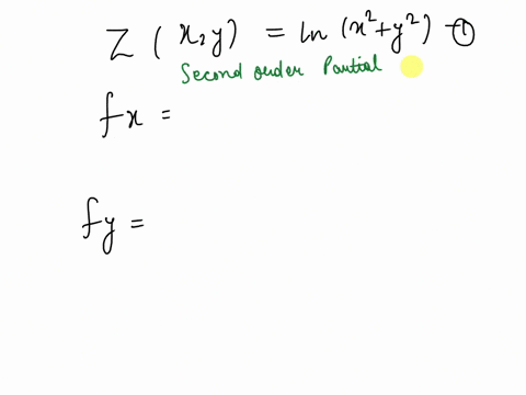 zx-y-lnx2y2-determine-the-second-partial-derivative-52925