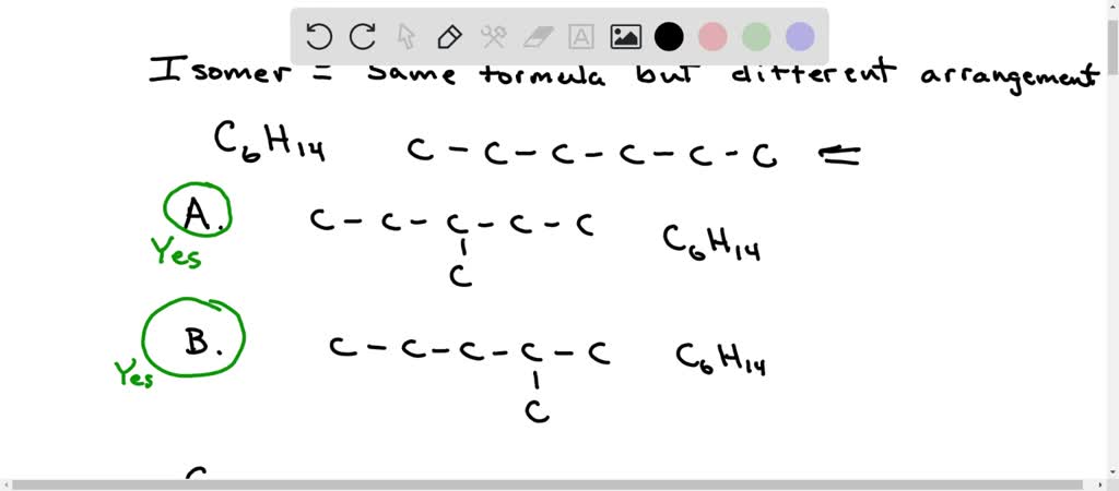 Solved The Compound Shown Above Has The Molecular Formula C6h14 Identify Any Structures Below 4797