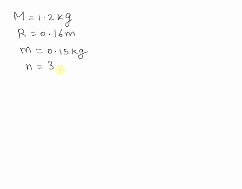 a-solid-circular-disk-has-a-mass-of-12-kg-and-a-radius-of-016-m-each-of-three-identical-thin-rods-ha-88014