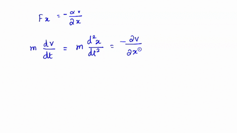 a-particle-of-mass-m-moves-in-two-dimensions-under-the-following-potential-energy-function-v-k9x2-_-4v2-find-the-resulting-motion-xt-and-yt-given-the-initial-condition-at-t0-x0-ya-kvo-i0-82797