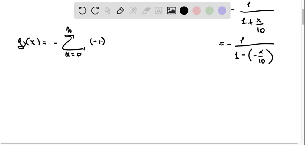 SOLVED: Use differentiation to find a power series representation for f ...