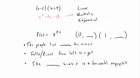 classify-the-function-as-a-linear-quadratic-or-exponential-i-fx-2x-9-linear-b-quadratic-exponential-without-graphing-describe-the-shape-of-the-graph-of-the-function-and-complete-the-ordered-11199