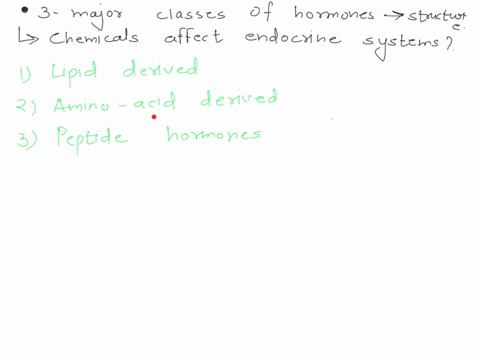 what-are-the-three-major-classes-of-hormones-on-the-basis-of-chemical-structure-how-can-chemicals-affect-endocrine-systems-43048
