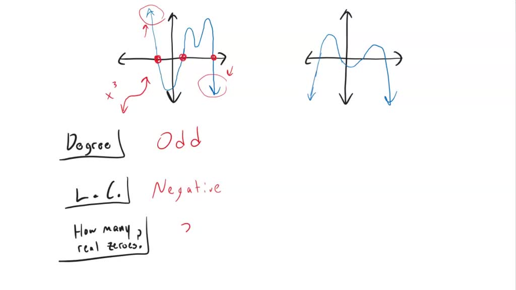 SOLVED: 11, (2 pts each) Each graph below represents polynomial ...