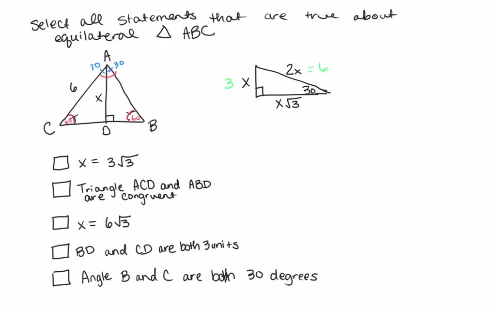 SOLVED: Select all that apply: Quadrilateral ABCD is equilateral and ZA ...