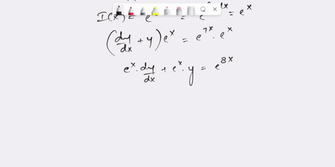 find-the-general-solution-of-the-given-differential-equation-dy-dx-y-e7x-yx-give-the-largest-interval-over-which-the-general-solution-is-defined-think-about-the-implications-of-any-singular-33386
