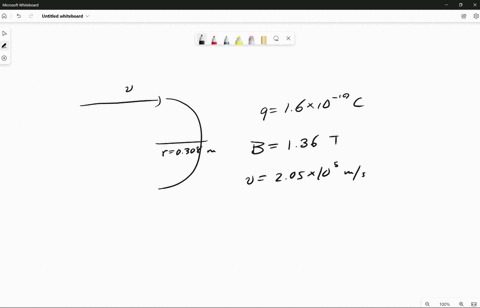 25-14-after-passing-through-velocity-selector-stream-of-ions-moving-at-velocity-v-enters-uniform-magnetic-field-b-and-is-swept-into-a-circular-arc-of-radius-r-derive-an-equation-for-the-mass-20398