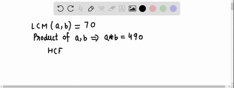 the-lcm-of-to-number-is-70-and-their-products-is-490find-the-hcf-56838