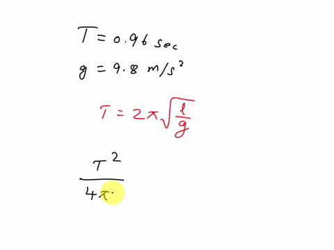 find-the-length-of-a-simple-pendulum-that-has-a-period-of-096-s-assume-that-the-acceleration-of-gravity-is-g-981-ms2-11983