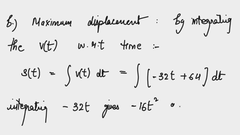17-an-object-is-thrown-straight-up-with-a-velocity-in-fts-given-by-vt-32t-64-where-t-is-in-seconds-from-a-height-of-48-feet-a-what-is-the-objects-maximum-velocity-b-what-is-the-objects-maxim-34015