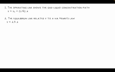 q-3-formaldehyde-present-in-an-effluent-air-stream-is-to-be-absorbed-into-an-effectively-nonvolatile-solvent-at-1-atm-total-pressure-and-30circ-mathrmc-the-inlet-and-outlet-concentrations-of-the-org-2