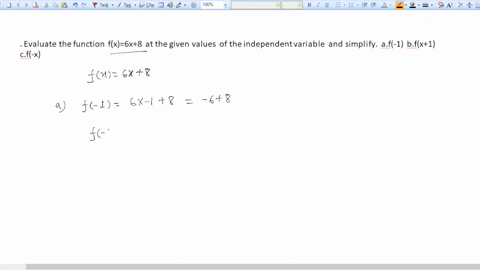 5-evaluate-the-function-fx6x8-at-the-given-values-of-the-independent-variable-and-simplify-af-1-bfx1-cf-x-31227