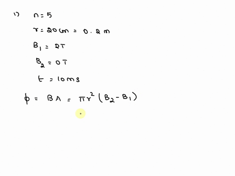 a-uniform-flux-density-of-2t-is-perpendicular-to-the-plane-of-a-five-turn-coil-of-radius-20cm-determine-the-total-flux-of-the-five-turn-coil-assume-that-the-field-is-reduced-to-0-at-a-uniform-rate-in-