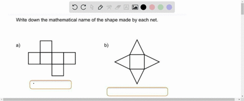 i-need-help-with-a-and-b-write-down-the-mathematical-name-of-the-shape-made-by-each-net-85523