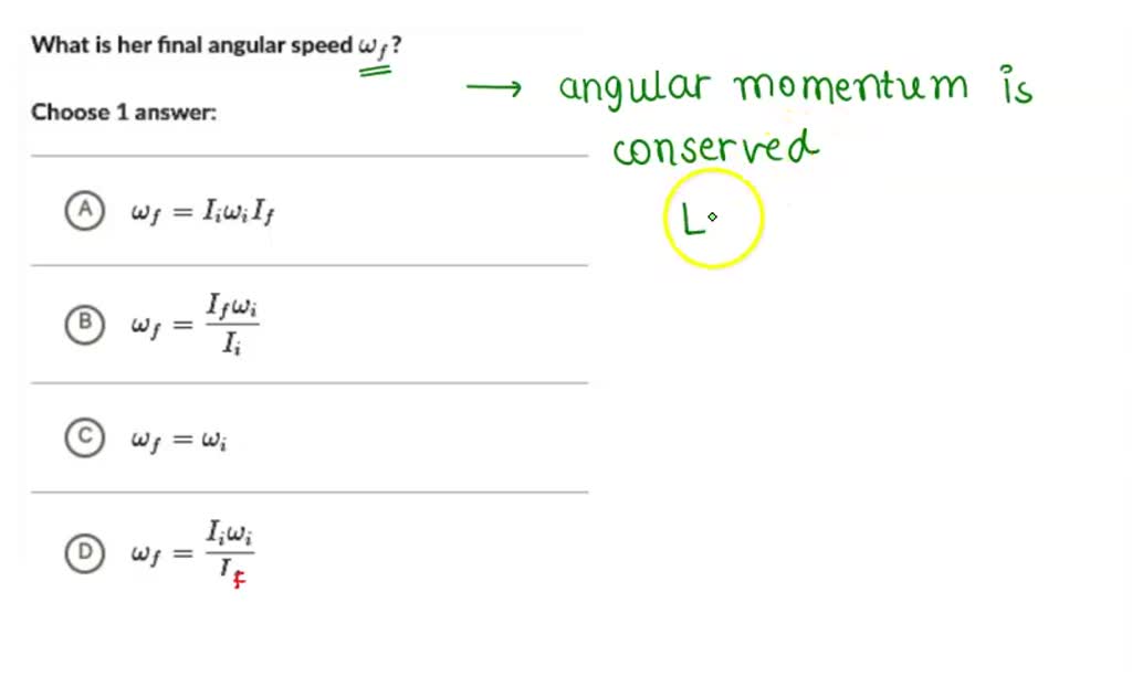 SOLVED An ice skater spins with her arms close to her body with rotational inertia I and