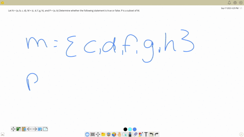 let-n-a-b-c-d-m-c-d-f-g-h-and-p-a-b-determine-whether-the-following-statement-is-true-or-false-p-is-a-subset-of-m