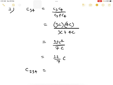 In thecircuit belowcc5fc10fc420fandc4f a find the equivalent...