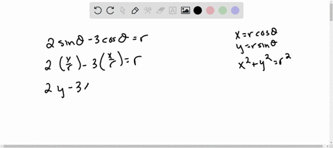 convert-to-rectangular-form-2-sin-theta-3-cos-thetar-2-85806